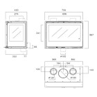 Recuperador de Calor a Lenha Lateral ARC 76 LD - Rocal